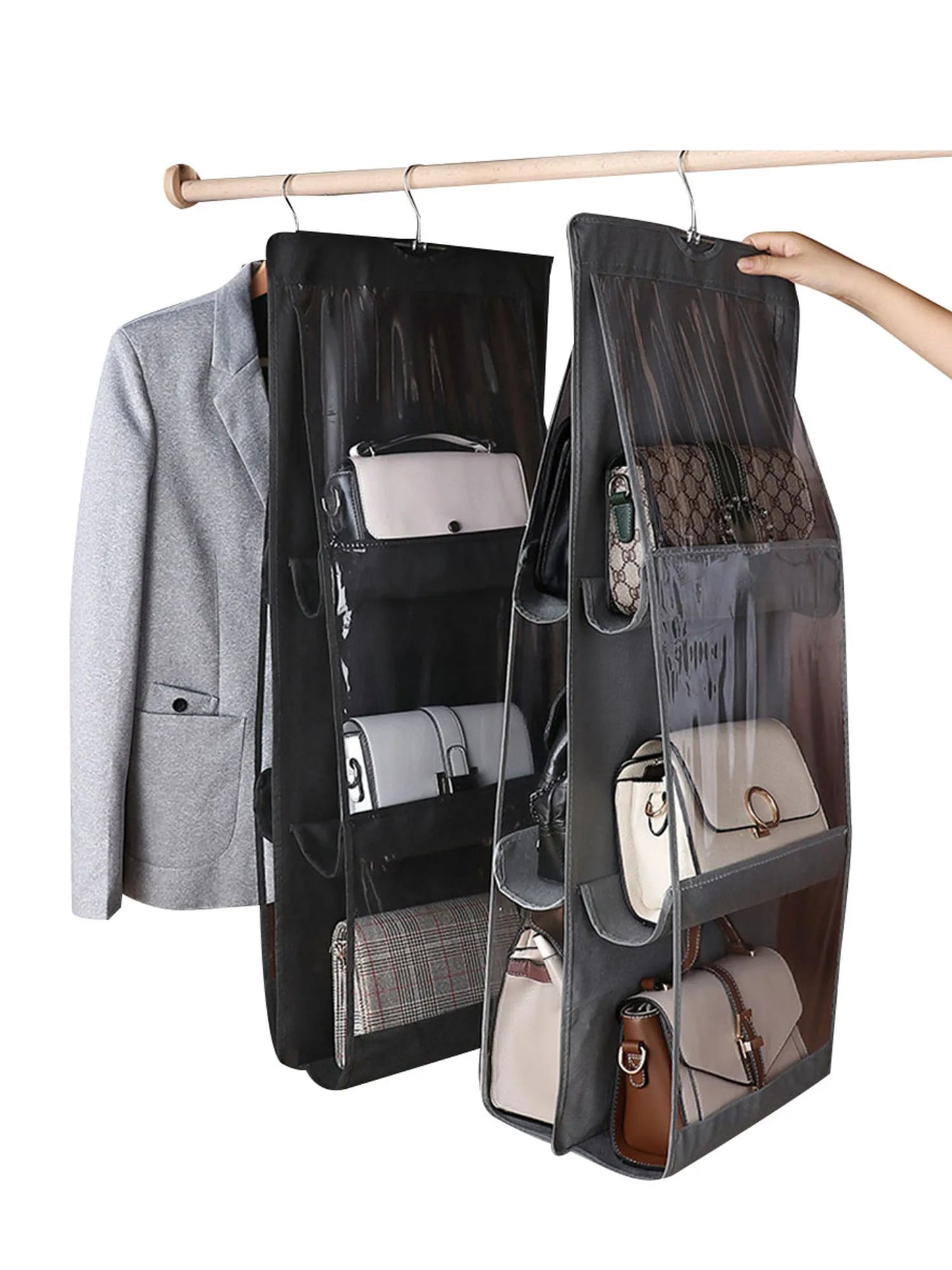 Hanging Purse Organizer Stylish Dust-Proof Storage Solution
