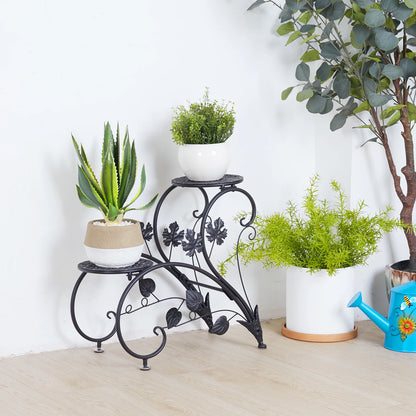 2PCS Rustproof Metal Plant Stand