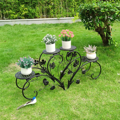2PCS Rustproof Metal Plant Stand