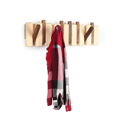 Wooden Wall Coat Rack