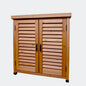 Metal Table Top Potting Bench with Storage Cabinet